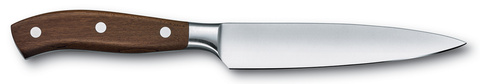 Нож кухонный Victorinox Grand Maitre (7.7400.15G) кованый шеф лезв.150мм прямая заточка дерево подар.коробка
