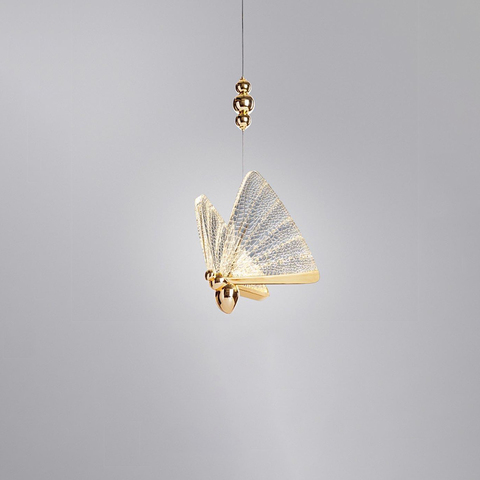 Люстра The Fluttering Butterfly прозрачная высота 18см.
