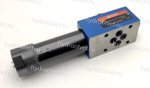 Фото DR6DP1-5X/150Y - Редукционный клапан Ду 6 трехлинейный, прямого действия с давлением настройки до 150 бар, с элементом регулировки: 1 = рукоятка, обратный клапан - есть