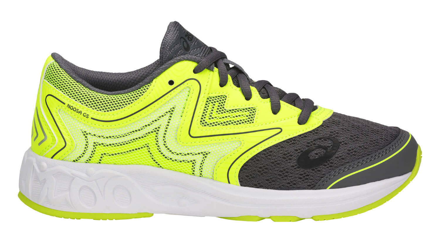 Asics Gel Noosa Tri 12 GS кроссовки для бега детские черные-желтые