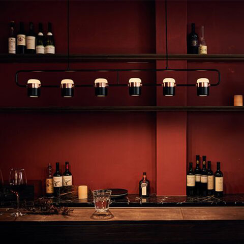 Люстра Ling PL6 медь