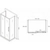 Abber Schwarzer Diamant AG30110MH-S100M-S100M Душевой уголок, 110x100x195, цвет: хром
