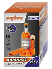 Ombra OHT102 Домкрат гидравлический профессиональный 2 т., 158-308 мм 55409