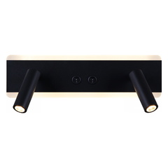 86213-9.2-001CT LED9+6W BK светильник точ.