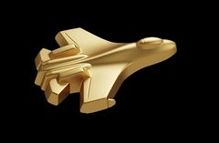 Силиконовый молд Военный самолет большой