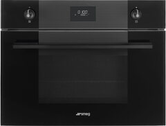 Духовой шкаф Smeg SO4101M1B3, независимый, с грилем, конвекцией и СВЧ
