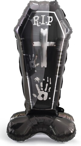 Шар К Фигура на подставке, Хэллоуин, Надгробие, 58''/147 см, 1 шт. (В упаковке)