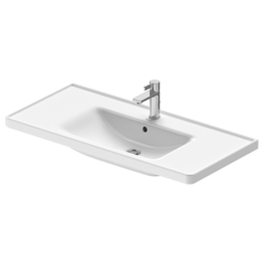 Duravit D-Neo 23671000001 Раковина накладная 1005х480 мм, с переливом, с 1 отв. под смеситель, с WonderGliss, цвет: белый фото