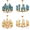 Люстра Glass Tube Chandelier 10 — фото 3