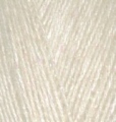 ALIZE "Angora Gold Simli", 10% мохер, 10% шерсть, 5% металлик - 75% Акрил, 100 гр, 550 м, 67 молочно-бежевый