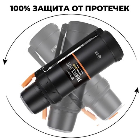 Картинка термос Dkadi KD9059-2.5 Black - 4