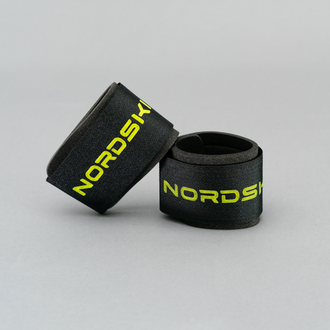 Липучки для лыж Nordski black-yellow