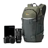 Рюкзак Lowepro Flipside Trek BP 250 AW серый/темно-зеленый для фотооборудования