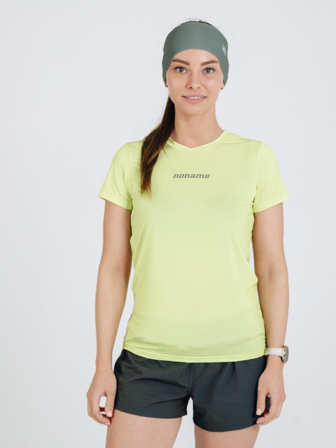 Женская спортивная тренировочная футболка Noname Miler T-Shirt SS 25 WOS yellow