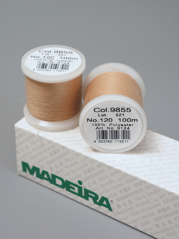 Нитки швейные Madeira aerofil №120 Col. 9855 телесный (100 м)
