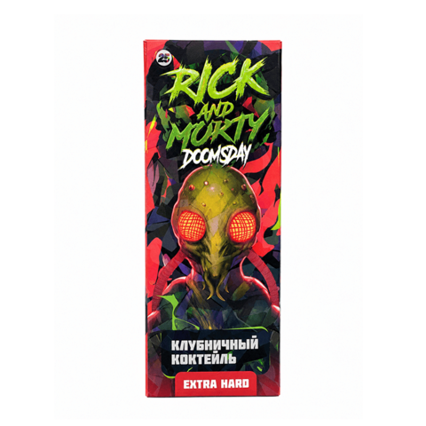 Rick & Morty Doomsday Salt 2% Extra HARD 30 ml - Клубничный коктейль