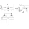 Ideal Standard Conca BC762GN Настенный смеситель для ванны/душа