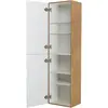 BelBagno DUE-1500-2A-SC-RN-P DUE Шкаф подвесной с двумя распашными дверцами с доводчиками, с двумя полками, универсальный, Rovere Nature, 400x300x1500