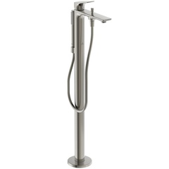 Ideal Standard La Dolce Vita BD673GN Однорукоятковый напольный смеситель для ванны/душа PVD Silver Storm (Серебряный Шторм) фото