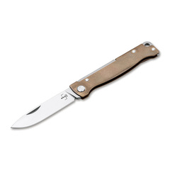 Фото Складной нож Boker Atlas, сталь 12С27, рукоять латунь