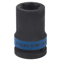 KING TONY (657530M) Головка торцевая ударная TORX Е-стандарт 3/4", E30