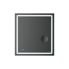 Am.Pm M91AMOX0653WG Универсальное зеркало с контурной Led-подсветкой. часами и косметическим зеркалом 65 фото