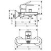 Hansgrohe Vernis Blend 71440670 Смеситель для ванны