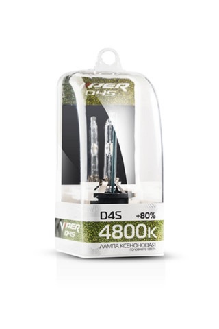 Ксеноновая лампа D4S VIPER (+80%) 4800К Ксеноновая лампа D4S VIPER (+80%) 4800К