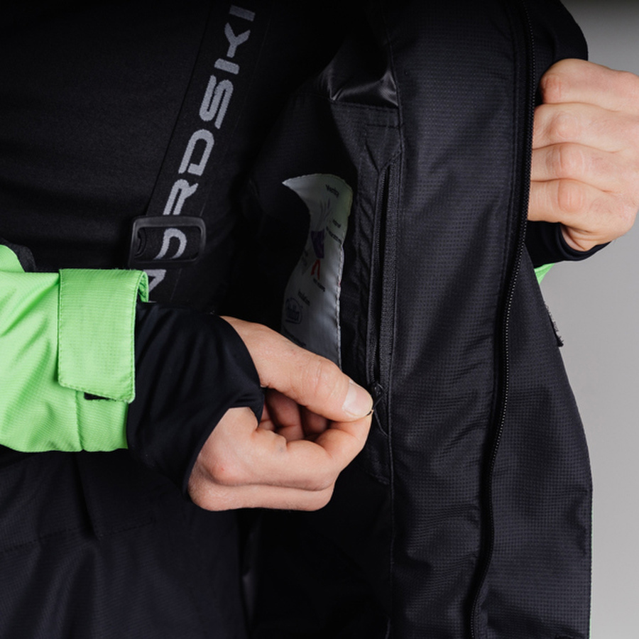 Nordski Extreme горнолыжная куртка мужская lime - 9