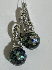 Гоби (серьги из серебра)