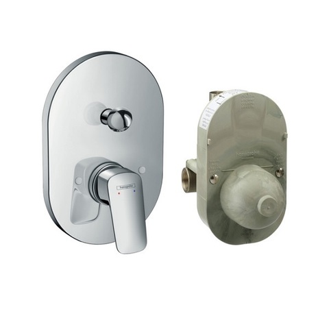 Hansgrohe Logis 71409000 Смеситель встраиваемый на 2 потребителя со встраиваемой частью