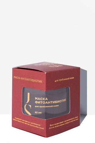 JS Маска д/лица Фитоантибиотик для проблемной кожи 65мл