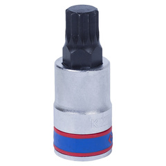 KING TONY (402618) Насадка (бита) торцевая 1/2", L = 60 мм, SPLINE, M18