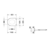 Duravit Starck 3 62410000 Cиденье с крышкой,петли нерж.сталь,белое