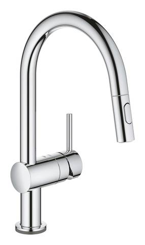 GROHE Minta Touch 31358002 Смеситель для мойки с выдвижным изливом
