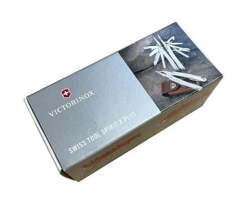Мультитул Victorinox SwissTool Spirit X Plus, 105 mm, 35 функций, кожаный чехол (3.0235.L)