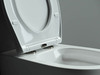 Ceramica Nova Pearl CN8001 Подвесной унитаз c ультра тонким сидением с функцией плавного закрытия, цвет: белый