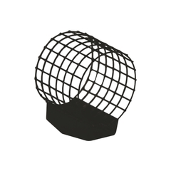 Груз-кормушка мет. X-FEEDER ME SUBMARINE MIDDLE 100 г (35 мл, цвет Matt Black, сварная сетка)  10 шт/уп.