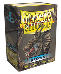 Dragon Shield - Коричневые протекторы 100 штук