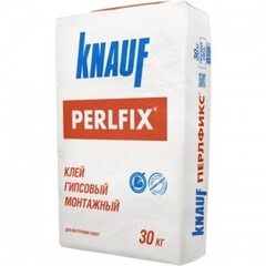 Клей монтажный гипсовый Кнауф Перлфикс (Knauf Perlfix) 30кг  УТ