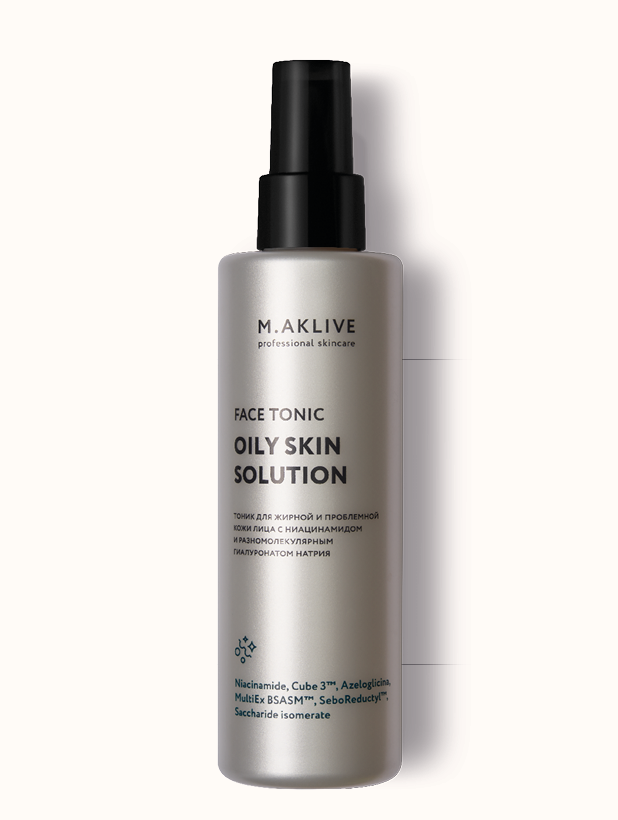 M.Aklive Oily Skin Solution Тоник для лица "Решение для жирной кожи", 200 мл