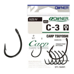 50923 № 2 Крючки OWNER C-3 Carp Tsuyoshi / продажа от 5 уп.