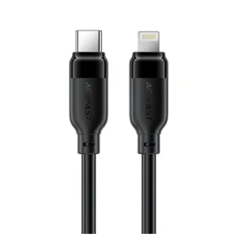 Кабель ACEFAST C16-05 Charging Data USB-C to Lightning TPU Cable, 2м, черный