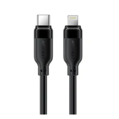 Кабель ACEFAST C16-05 Charging Data USB-C to Lightning TPU Cable, 2м, черный