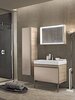 Geberit Citterio 500.570.JI.1 Зеркало с подсветкой 118.4x58.4см, Бежевый дуб / Меламин, древесная структура
