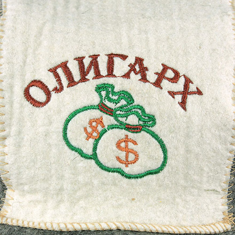 Шапка для бани Бейсболка Олигарх - 4