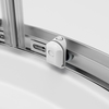 Am.Pm W88E-205-080MT64 X-Joy Twin Slide.  Душевое ограждение c поддоном. 80x80. профиль мат хром