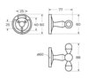Art&Max Antic Crystal AM-E-2686SJ-BR Крючок, цвет: бронза