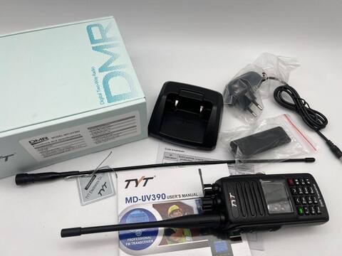 Цифровая радиостанция TYT MD-UV390 DMR AES 256 ip67 10 Ватт / PRIZMA model Z3