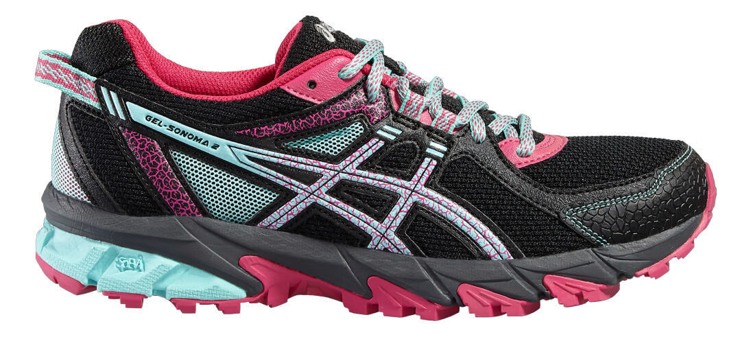ASICS GEL-SONOMA 2 женские кроссовки внедорожники черные